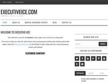 Tablet Screenshot of executiveice.com